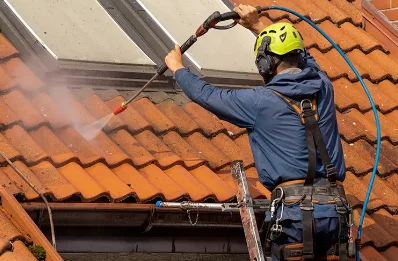 Démoussage et hydrofuge de toiture à Vittoncourt